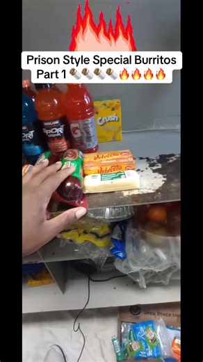 Prison style special burritos part 1 🔥🔥🔥 #prison #burritos #cooking #topchef #inmatesoftiktok