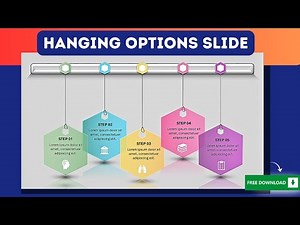 Create a Hanging Options Slide in PowerPoint | Step-by-Step Tutorial + Free Template