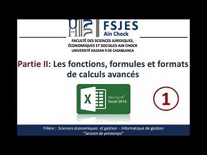 Informatique de gestion S4/ Excel: (Fonctions SI et SI imbriqué) Pr. Khalid BALAR