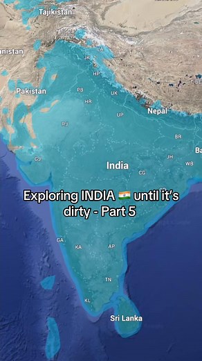 Exploring India 🇮🇳 #map #world #explore #india #geography #fyp | thegeoguys