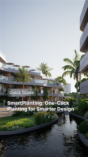 D5 Render | 類 How to use D5 SmartPlanting to instantly generate suitable plants for your design? #d5quicktips  Full Tutorial: https://bit.ly/476A5Qi... | Instagram