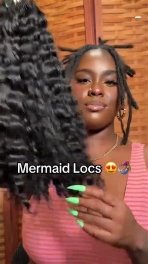 Protective Style Magic: DIY Mermaid Locs with Curly Crochet Hair