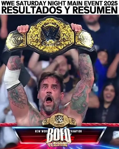 WWE Saturday Night Main Event 2025 | Resultados | Bofo Wrestling