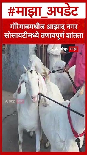 Goregaon Azad Nagar : कुर्बानी वादाच्या पार्श्वभूमीवर गोरेगावच्या आझाद नगर सोसायटीत तणावपूर्ण शांतता