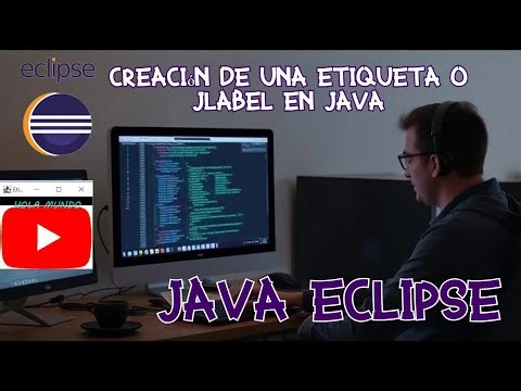 JAVA ECLIPSE, Creación de una etiqueta o JLabel en JAVA #tutoriales #java #guitar