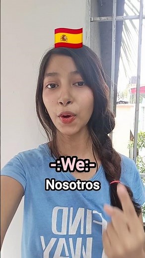 How do you say "I" in Spanish 🇪🇸 #Spanish #Shorts