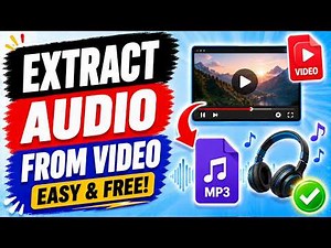 How To Extract Only Audio From Video Easy And Free