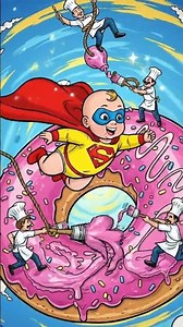 Action-Packed Cake Tower Scene | Baby Pilot & Tiny Bakers in Funny Moment