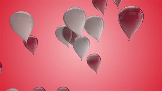 Balloons, Backdrop, Art. Free Stock Video