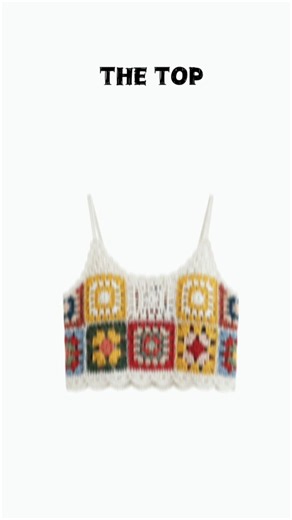 Boho Chic Crochet Crop Top & Wide-Leg Denim Look 🤍👖BohoStyle #CrochetTop #WideLegJeans #CasualChic