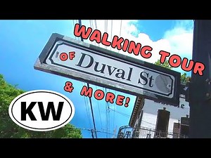DUVAL ST Key West - Walking Tour - Southernmost Point USA