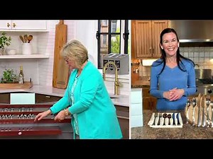 Lenox 18/10 Stainless Steel 24-Piece Flatware Set w/ Steak Knives on QVC