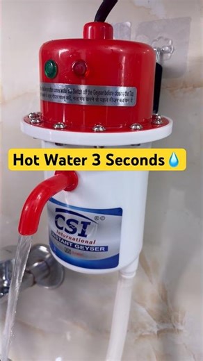 Hot Water in Seconds! ⚡ Instant Mini Geyser Unboxing & Test