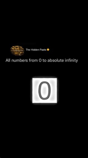 History 📌 Entertainment 📽️ News 🎤 on Instagram: "Numbers from 0 to Absolute Infinity 🤯♾️✨ show almost every name and number we know today. These huge scales include tiny decimals, big integers, and endless concepts. They cover things like pi, googol, and even ideas beyond normal counting that humans have named or imagined. Follow @thehiddenpasts for more ♾️❤️ This mind-blowing idea stretches from the smallest fractions to unimaginable sizes. It reminds us how math connects everyday numbers t