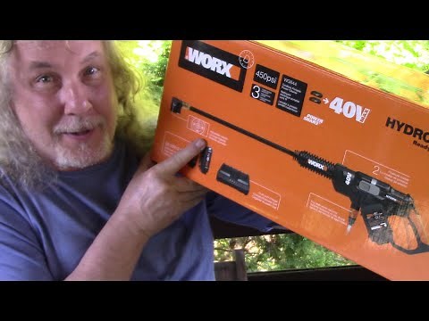 The WORX 40V Max Hydroshot Unbox and Review