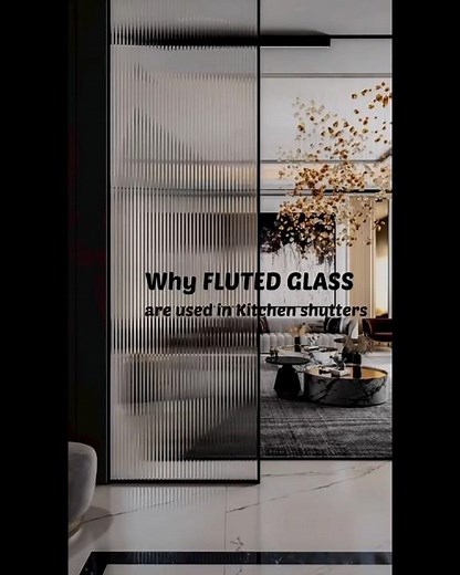Doodle Design presents the most trending interior style of 2025 — fluted design, using fluted glass