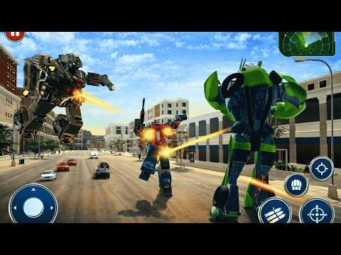 MegaBot Robot Car Transform Android Gameplay HD | Robot Car Game