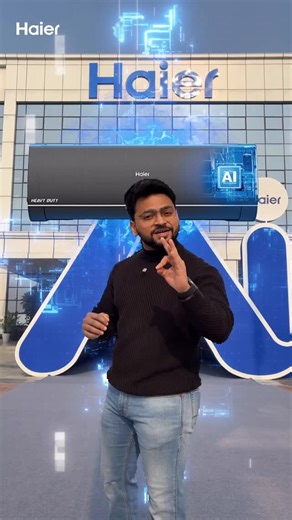 Abhijeet Desai on Instagram: "ACs can actually think now! 🧠❄️ Haier Gravity AI Series ACs⚡ Intelligent AC that Learns how you Live and Adapts accordingly! 🤯 ️ Pre-cools before you reach home, optimizes power so bills stay low, and even cleans itself 🔥 No remote. No effort. Just pure comfort that adapts to you. 🤩 . #haier #gravityaiseriesac #aiforair #aiclimatecontrolac #techunboxing #airconditioner #ac #technology #ai #tech #techunboxing @haierindia"