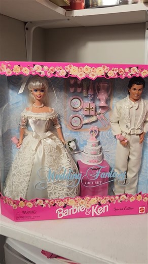 Maddie on Instagram: "My beautiful wedding sets 👰🏼🤍 1996 Wedding Fantasy Barbie and Ken 1994 Barbie, Stacie, and Todd Wedding Party #barbie #weddingbarbie #bridebarbie #bride #mattel"