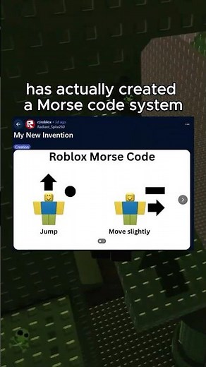 Roblox Players Creates Morse Code?! #roblox #robloxrants #relatable