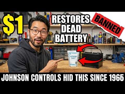 They Threw Away This $1 Fix: Restore Any Dead Battery to Full 12V (Banned Chemistry)