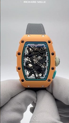 🧡 RM 07‑04 Sport in Salmon Pink | Elegant Performance by Richard Mille 🏃‍♀️