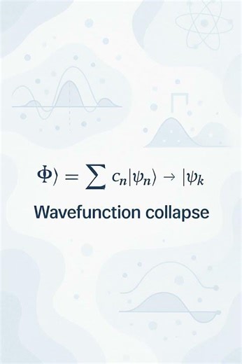 Wavefunction Collapse Explained! 🔬 #Shorts
