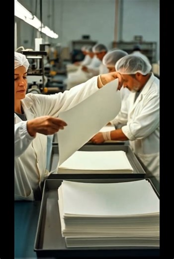 Paper Manufacturing Process #PaperFactory#ManufacturingProcess#FactoryProcess