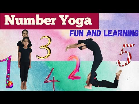 Human Number Yoga | Learn 1-10 Numbers | Counting | Kids yoga | Yoga kids | Number formation