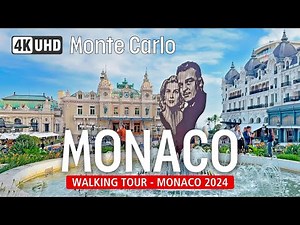 Monte Carlo, MONACO Walking Tour 🇲🇨 2024 - "Discover Top Essential Stops on MONACO Walk" (4K 60fps)