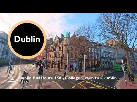 Sunday Morning Bus Ride Through One Of Dublin's Oldest Neighbourhoods | 4K