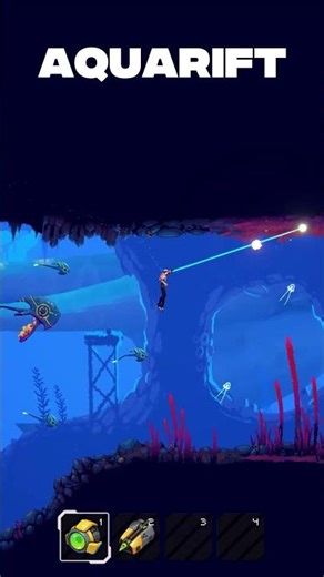 AQUARIFT - 2D underwater survival #gaming #indiegame #subnautica #games #gamedev #gameplay