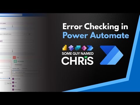 Error Checking in Power Automate