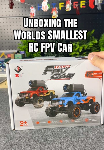 World's Smallest FPV Remote Control Car Unboxing