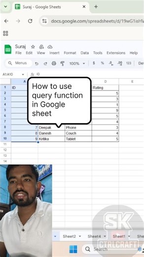 Sort Data in Google Sheets in 30 Seconds!