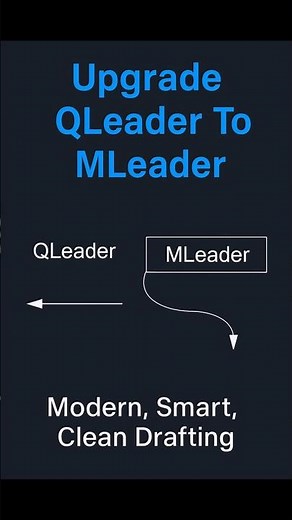 One Command Transforms Your Messy QLeaders Into Professional MLeaders #AutoCAD #Drafting