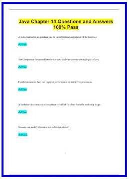 Java Chapter 14 Questions and Answers 100 Pass826 636x882