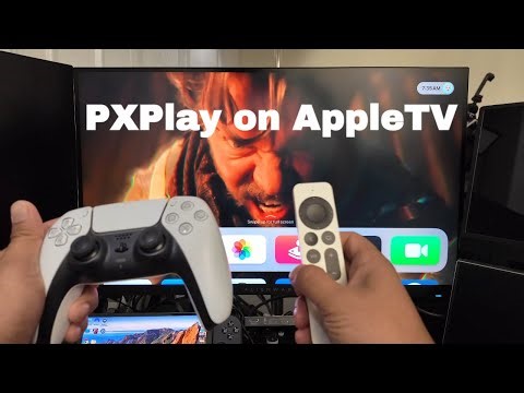 Testing PXPlay app on AppleTV for PS5 Remote Play
