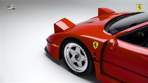 【4K · 超跑】| 红色马王：法拉利 Ferrari F40