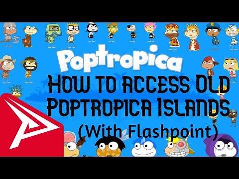 How to access Old Poptropica using Flashpoint