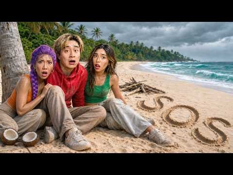 I Survived 100 Hours With Famous Youtubers!