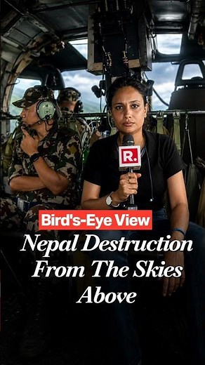 Republic Exclusive: Dramatic Aerial Survey Reveals Staggering Devastation Across Flood-Hit Nepal