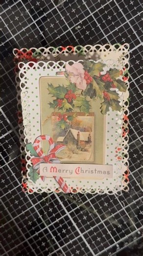 Paper Ephemera Holder: Tim Holtz Christmas Idea-ology: Layers and Ephemera