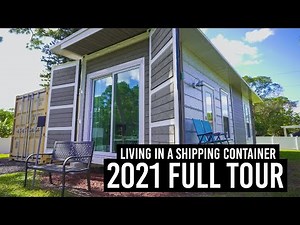 Full Tour of My Shipping Container Home | My Mom's Home Away From Home