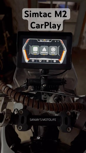 Simtac M2 Navigation System #motorcycle #carplay #androidauto #youtube #youtubeshorts #impulse #jpr