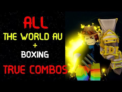[YBA] ALL TWAU + BOX COMBOS (THE WORLD ALTERNATE UNIVERSE BOXING)