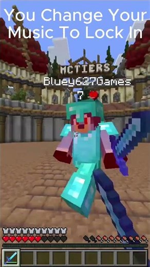 POV: You change your music to lock in #minecraft #gaming