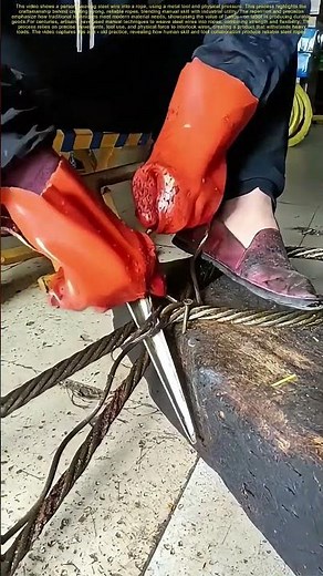 Weaving Steel: How Hands Shape Durable Ropes