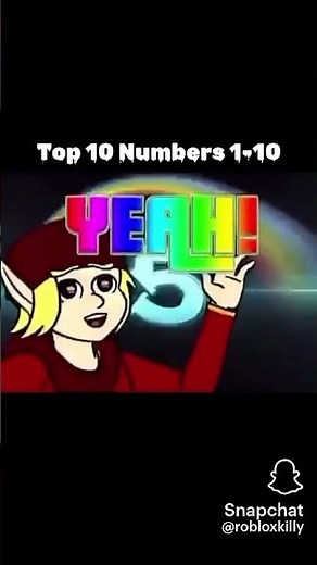 Top 10 numbers from 1-10