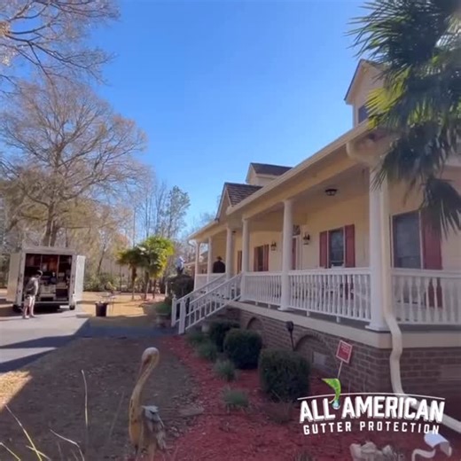 All American Gutter Protection on Instagram: "✨Gutter guard installation✨ Get your free estimate today 888-323-8090 #gutters #gutterguards #homeupgrade #homeownership"